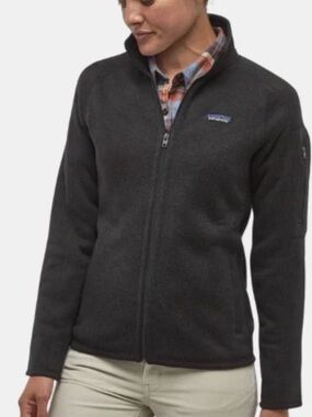 Patagonia Women's Full-Zip Teddy Fleece Jacket - Charcoal Gray